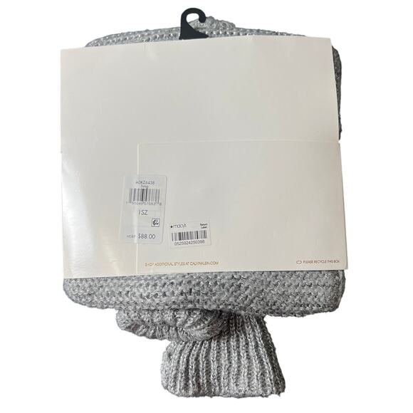 Calvin Klein 3 Piece Set NWT Macy's Hat & Scars Mitten 1 Size - Picture 2 of 4